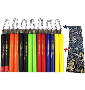 Bruce Lee Martial Arts Kung Fu EVA Foam Nunchucks Nunchakus with Dragon Pattern Training Practice Performance Kids Outdoor Sports 5590802