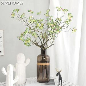 Decorative Flowers Luxury Cranberry Fake Home Decor Berries Christmas Wedding Table Decoration Party
