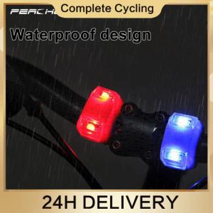 Hot Sale LED Silicone Bicycle Front Rear Light Set Waterproof MTB Mountain Road Bike Cycling Headlight Tail Warning Lamp