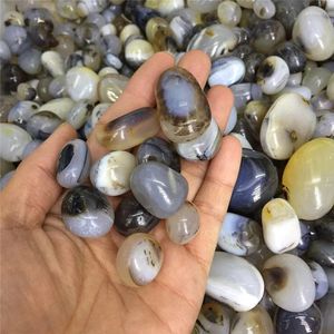 Dekorativa figurer 100g Drop Natural Agate Loose Crystal Gemstone Reiki Healing Polished Carnelian Home Decor Madagascar