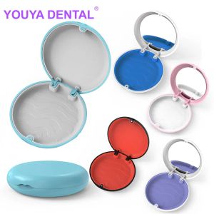 Retainer Box for Teeth Dental Retainer Case Fake Teeth Box Orthodontic Case Denture Storage Aligner Case Oral Hygiene Supplies O