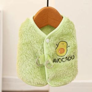 Vestuário de cachorro verde abacate tração moletom fofo estilo poodle roupas de inverno de inverno