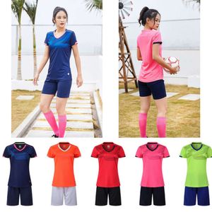 Womens Football Competition Jersey Student Sports Running Casual School Uniform Embroidery