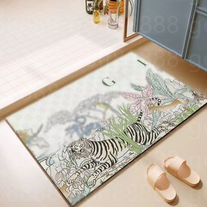 Designer di tappeti decorazioni camera da bagno super non slip tappetini da bagno assorbenti tappeti ad asciugatura rapida diatomaceo tappeti per vaso non slitta