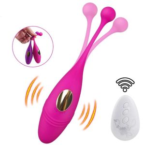 Wireless Remote Vibrating Vaginal Ball G Spot Clitoris estimulador de silicone vibradores de vibradores Calcinha adulta brinquedo sexy para mulheres