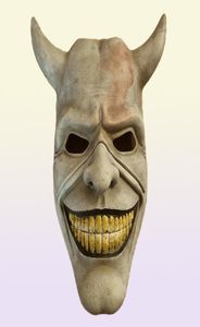 Party Masks Horror the Black Phone Mask Cosplay Scary Grabber Evil Killer Latex Helmet Halloween Carnival Costume Props 2303025305612