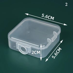 Plastic Box Case For Triangle/Round/Square Puff Transparent Sponge Puff Portable Travel Cosmetic Bags Cosmetics Storage Case