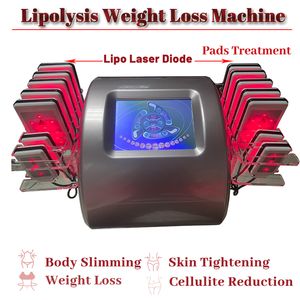 Bärbar viktminskning Lipollysis Machine Body Slimming Lipo Laser Diode Icke-invasiv behandling Relaxation Njuter av 3-lägen som valts