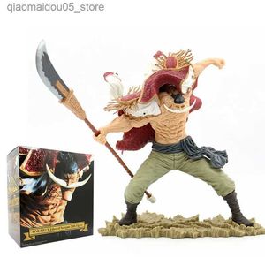 Action Toy Figures Transformation Toys Robot One Piece White Beard Carattere Azione giocattolo Edward Newgate Animated Manga 24cm Statue Collection Model Decoraooo