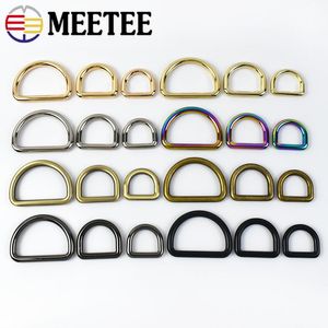 10Pcs 10-38mm Metal Buckles for Strap Bag Belt O D Ring Dog Collar Webbing Clasp Loop DIY Leather Craft Sewing Accessories