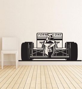 Formel -1 Sport Race Car Racing Wall Decal Vinyl Poster Decor Sticker Kunst Wandmalhaus Dekoration Accessoires Diy Kid5665605