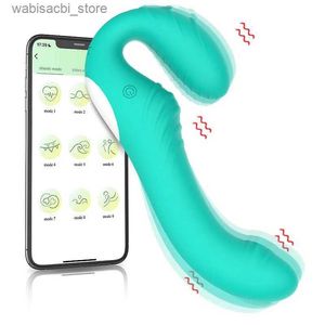 Andra hälsoskönhetsartiklar 10 Hastigheter Axless Strapon Anal Prostate Massager Dildo Vibrator Kvinnliga dubbla vibration G SPOT Vuxen Toys For Women Par L49