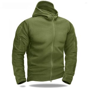 Giacche da uomo Calda giacca tattica tattica da uomo giacca a vento dell'esercito Outdoor Outwear con cappuccio con cappuccio