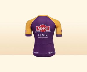 2021 Fenix Pro M Purple Sempleeve Sycling Jersey Summer Wear Ropa Ciclismo+ Bib Shorts 20D Gel Pad with Power Band9967185