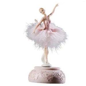Dekorative Figuren rotierende Ballett Musiktbox Leicht und burr-freie Tanzpuppe für Teenager Mädchen Geburtstag oder Jahr Geschenk