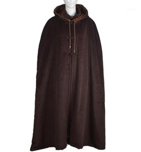 Unisex inverno caldi buddisti abati monaci lana meditazione mantello da mantello da mantello zen uniformi di arti marziali semi brown14045390