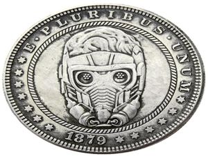 HB46 Hobo Morgan Dollar Skull zombie szkielet kopia monety mosiężne ozdoby rzemieślnicze akcesoria do dekoracji 88838899