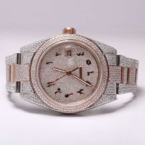 Luxury Looking Fully Watch Iced Out For Men woman Top craftsmanship Unique And Expensive Mosang diamond Watchs For Hip Hop Industrial luxurious 27083