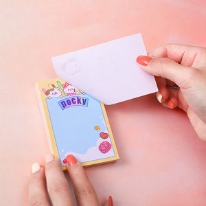 1 Stück Klebstoff niedliche Kawaii Cow Sticky Notes Notepad Memo Pad Office School Supplies Schreibweise Notebook Aufkleber Dekoration