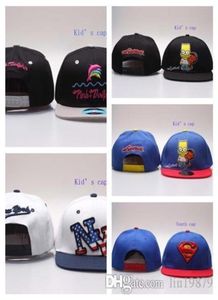 2019 Brand Cartoon Style NY Pink Dolphin Kinder Snapback Baseball Caps Baby Girl Boy Snapback Hats Chapeu Casquette Bone Gorras7913714