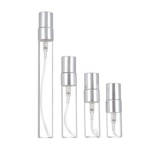 5 ml mini glas spray flaska 2 ml påfyllningsbar doft doftprov parfym atomizer bärnsten glas fin dim spray flaska 3 ml för prover