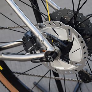 TIRIS CR2 Titanium Gravel Bike Frame Cycling Frameset Bicycle Framework Acccessories 700C 29er Parts Custom