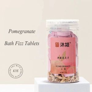 Hot Rose Bath Salt Pedicure Spa Dead Skin Remover Manicure Outmescescent Pomegranate Soak Fizz Bath Ball For Skin Fuktighet