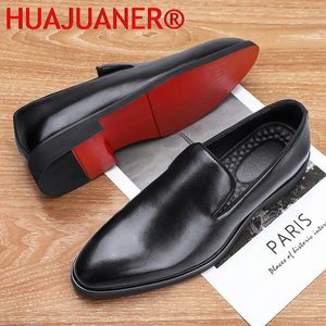 Casual Shoes Black Brand Mens Loafers Luxury Patent Leather Fashion Men 2024 Social Party Flats Man Big Size 38-48