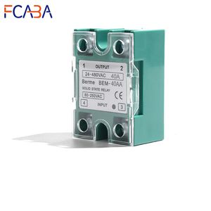 FCABA 1PCソリッドステートリレーAC電圧制御AC電圧高品質出力電流電流BEM -10AA -40AAオプション