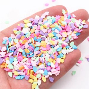 3mm-6mm mix polymer lera skivor frukt blommstjärna hjärta varm lera för smycken gör diy hantverk handgjorda nagelkonst slemleksaker