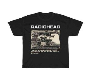 Radiohead camiseta dos homens moda de verão algodão tshirts crianças hip hop tops árctic macacos tees mulheres tops ro boy camisetas hombre t2208277775