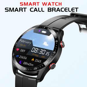 EKG+PPG Bluetooth Call Smart Watch Men Laser Health Ciśnienie krwi Fitnes Sports zegarki