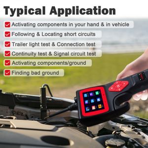 JDIAG P200 CAR CRUCT TESTER Automotive OBD2 Relä Injektor Circuit Analys Activatio Auto Electric System Car Diagnostic Tool