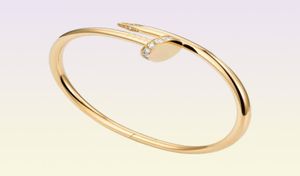 Bangle Nail Bracelet Designers Bracelets Diamonds Designer Jewelry For MenWomen Titanium Steel GoldPlated Never Fade Not Allergi1874936