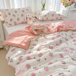 200X150CM New Summer Air-conditioning Quilt Child Double Side Cover polyester printed adult washable bed home Use FM452