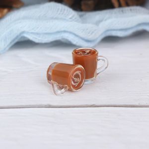 1/12 Dollhouse Miniature Resin Mini Coffee Cuct Model Association accessories for Doll House Decor