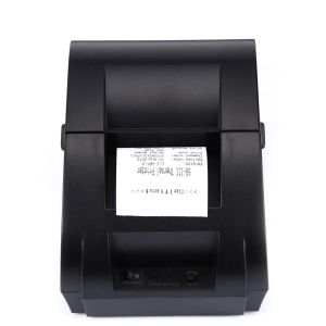 Printers Zj5890K Zj5890C highspeed lownoise 58mm POS thermal receipt printer USB and Bluetooth and voice version factory sales