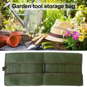 Storage Bags Bonsai Case Tools Tool Package Packaging Japanese Set Canvas Pockets Bag Roll 10