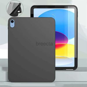 Tablet -PC -Koffer Taschen Silikonkoffer für iPad 5th 6th 7th 8. 9. 10. TPU -Abdeckung für iPad 9.7 10.2 Pro 10.5 11 12.9 Schwarz Shell für iPad Mini 2 3 4 5 6 240411