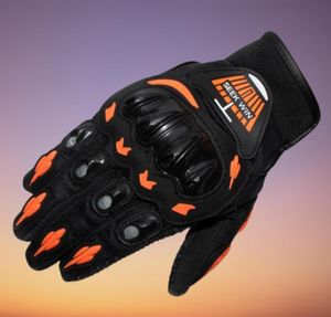 Nuovi ingranaggi protettivi per motociclisti di nuova qualità guanti arancioni verdi colori rosso arancione motoqueiro luva moto motocross moto guantes2763022