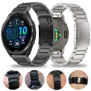 Titanium alloy Band For Garmin Forerunner 965 955/Fenix 7 7X Pro 6X 5/Epix Pro/Instinct 2X/S70 Straps 22/26mm Quickfit Bracelets