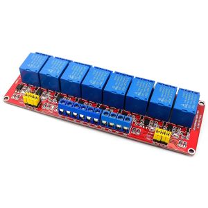 Módulo de relé 12V 5V 2 canal 4/6/8 Suporte Sinais de gatilho de baixo nível de alto nível Isolamento Optocoupler de controle PLC