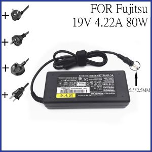 Adapter 19V 4.22A 80W Laptop Charger Power för Fujitsu Lifebook Adapter ADP80N AH531 AH550 B6220 AH532 AH530 AH522