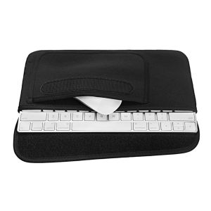 Accessories Carrying Dust Proof Waterproof Flat Pocket Storage Bag Mouse Protective Cover PU Leather Full Protection For Apple Keyboard