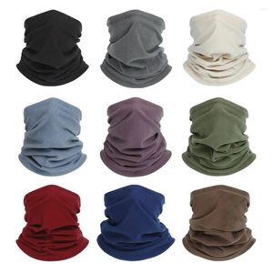 Cycling Caps Men Women Sports Headwear Windproof Thermal Polar Fleece Magic Scarf Neck Warmer Tube Half Face Mask