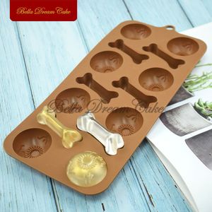 3D Halloween Skull/Eye/Bone/Bat/Tomb Design Chocolate Silicone Mold DIY Fondant Sugarcraft Mould Cake Decorating Tools Bakeware