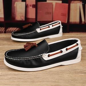 Casual Shoes 2024 Classic Boat Men Canvas Men's Mules Summer Loafers Lightweight Male Footwear Slip On Sneakers