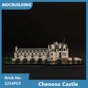 MOC Building Blocks Chenoso Castle Model DIY Assembled Bricks Architecture Serise Education Creative Xmas Toys Gift 2234pcs