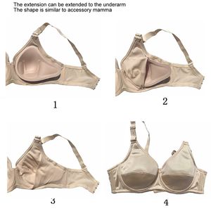 1 Pair Realistic Strap Sponge Breast Forms Fake Boobs Enhancer Bra Padding Inserts For Crossdresser Cosplay Swimsuits S M L