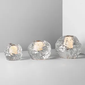 Candele Crassele Crystal Living Soggiorno Cangoli Nordic Design Nordico Gioometrico Tè Light Light Portaves Decoro per la casa